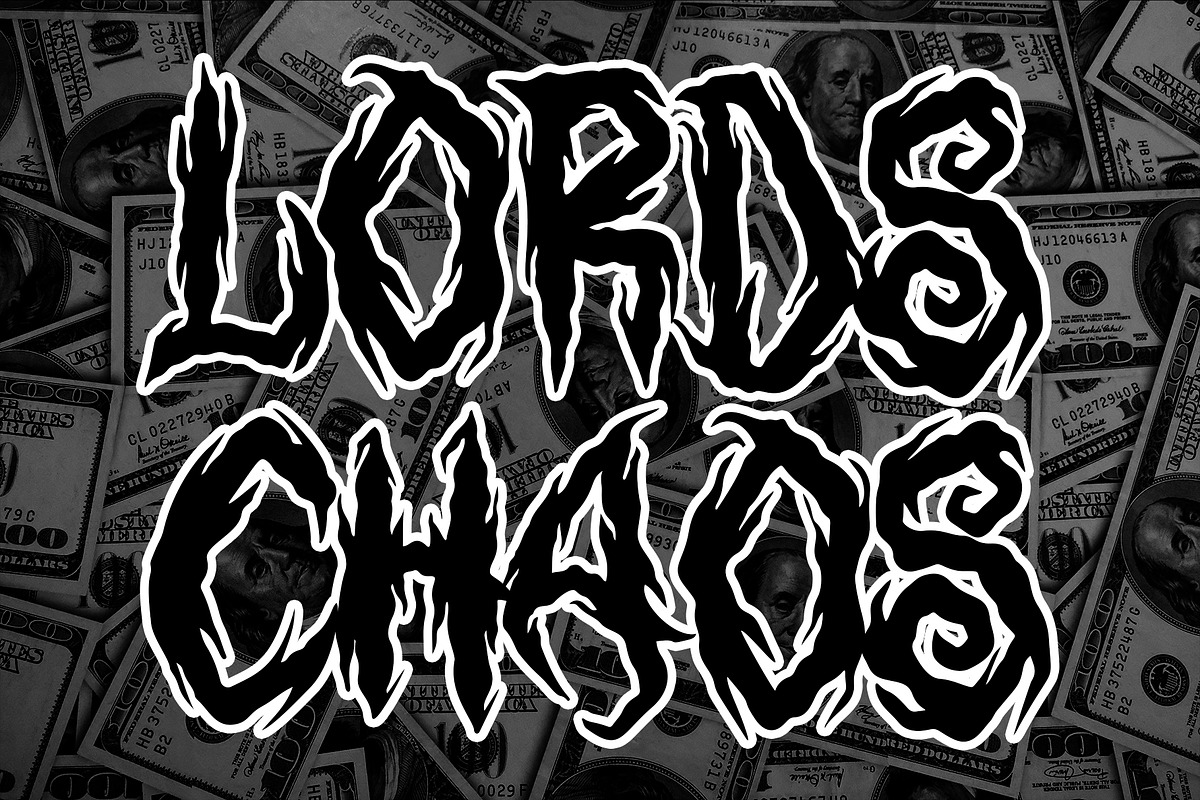 Rungkad Gothic Metal Font, a Blackletter Font by dansdesign (Photo 9 of 12)