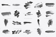 Stamp Acrylic Strokes Photoshop Brus, a Brush Add-On by SimplDesign (Thumbnail 2 of 7)