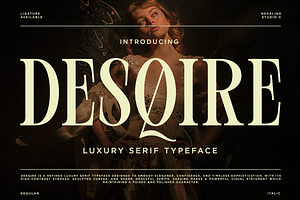 Desqire - Luxury Serif Typeface