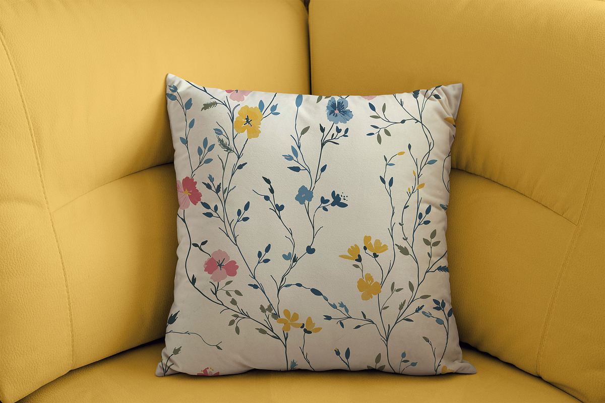 Wildflowers Seamless Pattern, a Pattern Graphic by Olya Creative (Photo 4 of 7)