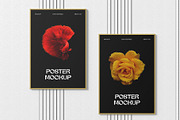 Poster Frame Mockup Set Template, a Product Mockup by graphypix (Thumbnail 1 of 4)
