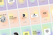 Podcast Instagram Creator Template, a Social Media Template by Cuoco (Thumbnail 6 of 14)