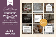 Aesthetic Instagram Quotes Canva, a Social Media Template by Fallon Gerst (Thumbnail 1 of 10)