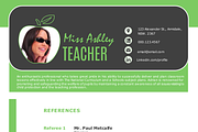 3 in 1 modern Word teacher resume, a Resume Template by Inkpower (Thumbnail 4 of 5)