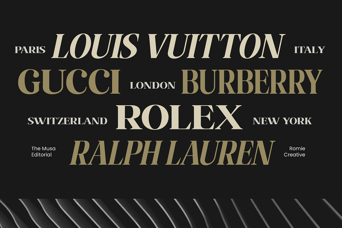 The Musa Editorial | 18 Font Files, a Serif Font by Romiecreative (Photo 11 of 12)