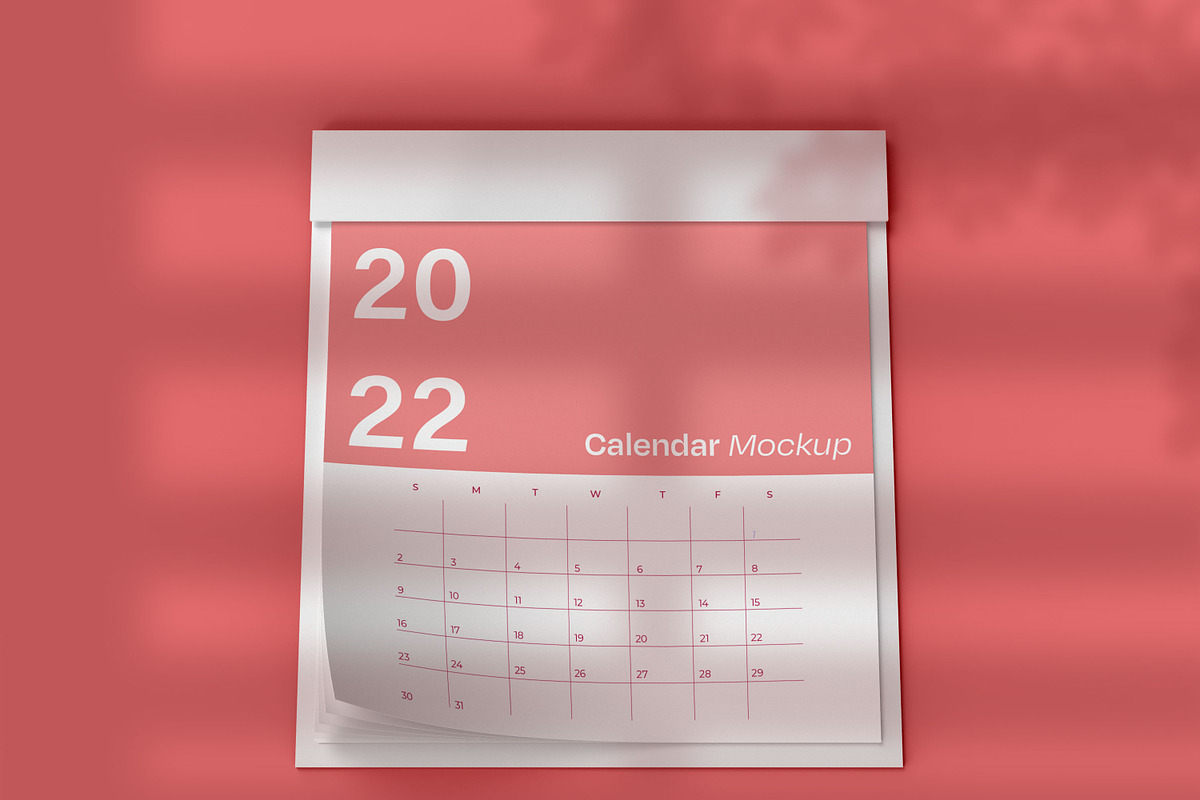 Calendar Mockup, a Product Mockup by Mego-studio