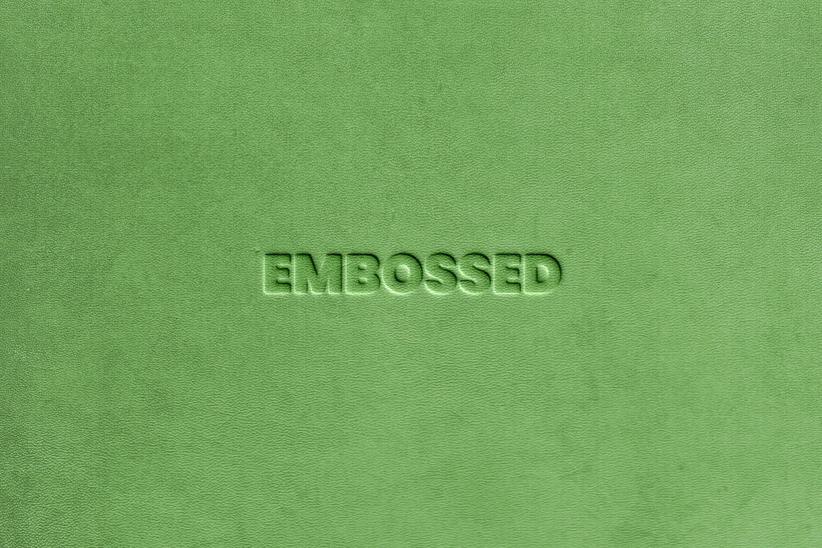 Leather Embossed Logo Mockup, a Layer Style Add-On by Opaq Studio (Photo 4 of 4)