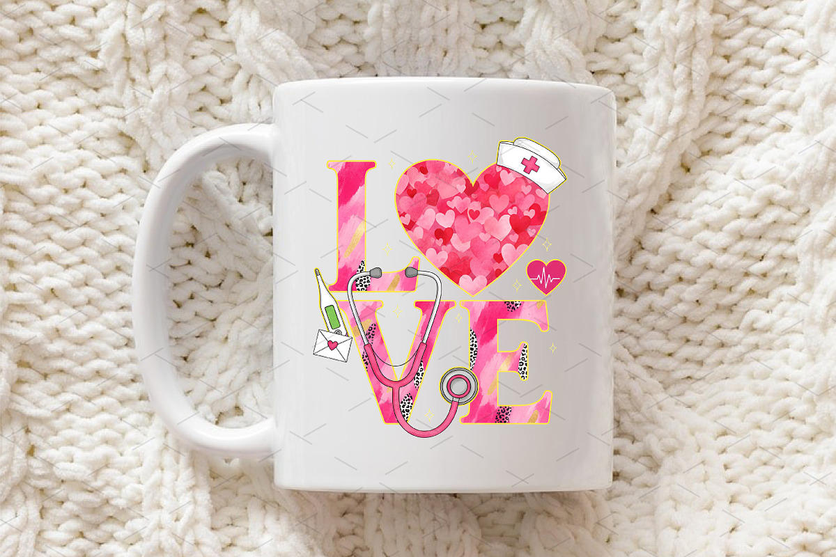 Valentine Love Nurse Png, an Illustration by Libby Wishes (Photo 2 of 8)