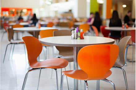 Bright laminate tables and chairs, a Food & Drink Photo by Lermont51