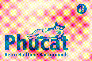 Phucat - Retro Halftone Backgrounds