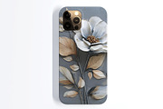 Luxe White Oil Floral Illustration, a Decorative Illustration by Housui Patterns (Thumbnail 11 of 17)