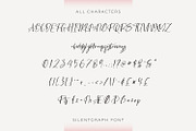 Silentgraph, a Script Font by din-studio.com (Thumbnail 8 of 10)