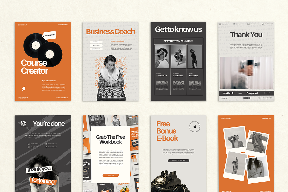 Canva Workbook Template for Coaches, a Magazine Template by Branding Babe Co. (Photo 5 of 10)