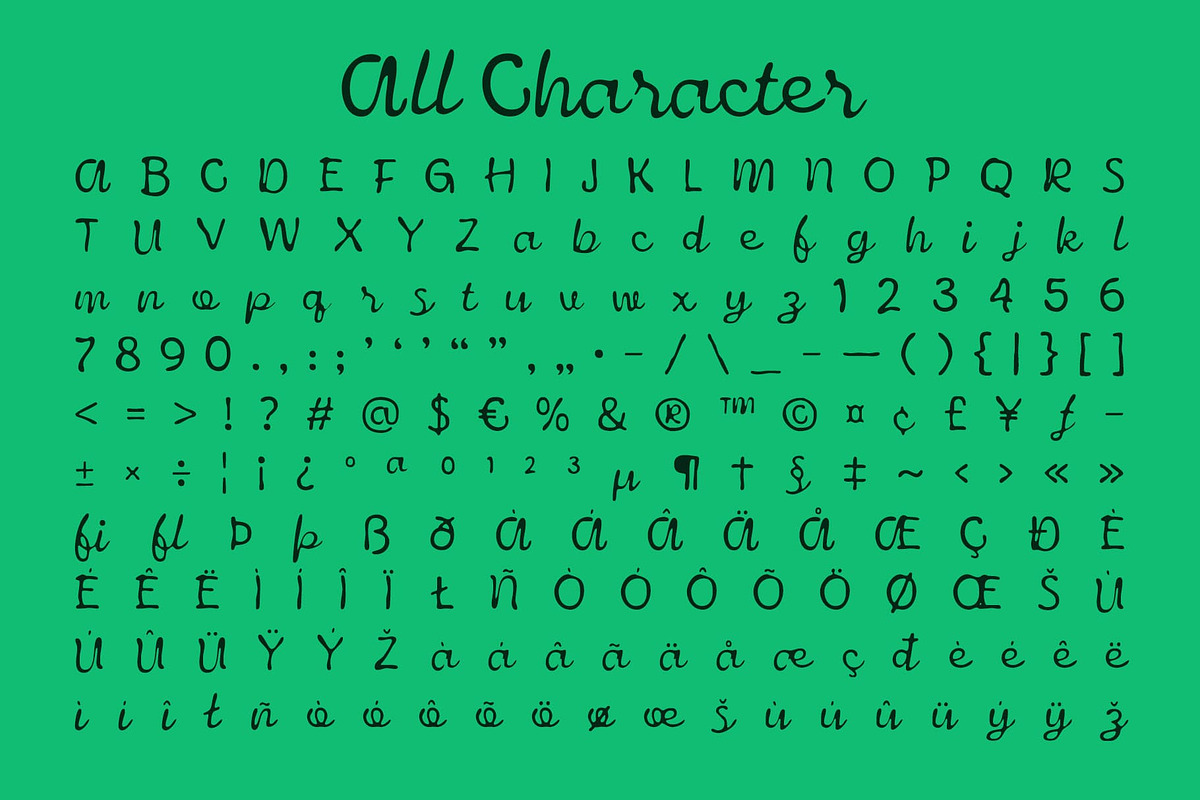 CS Ringo Drawn, a Script Font by Craft Supply Co. (Photo 8 of 8)