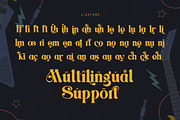 Rocker Sunday, a Sans Serif Font by Letterara (Thumbnail 11 of 13)