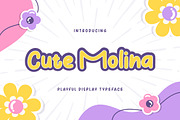 Cute Molina – Soft & Cozy Font, a Handwritten Font by socutefont (Thumbnail 1 of 10)