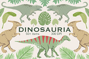 Dinosauria - Clipart Collection, an Object Graphic by Alina Sh (Thumbnail 1 of 9)