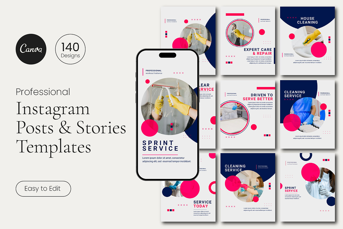 Instagram Templates for Cleaners