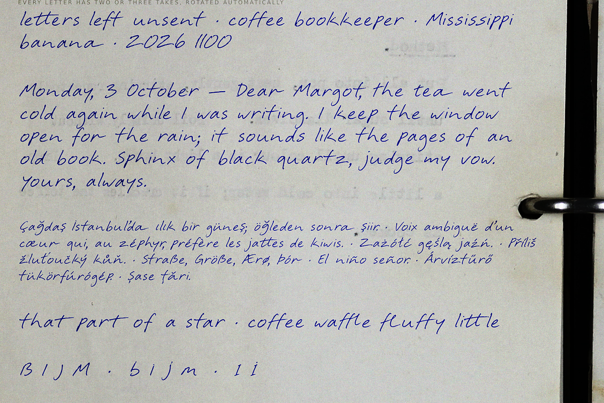 It's October 3rd - Real Pen font, a Handwritten Font by Lilithcollageart (Photo 3 of 11)