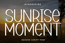 Sunrise Moment | Script Font