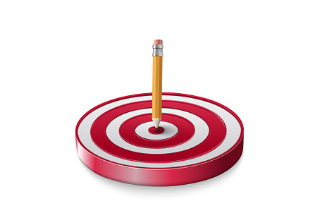 Illustration of Pencil Target