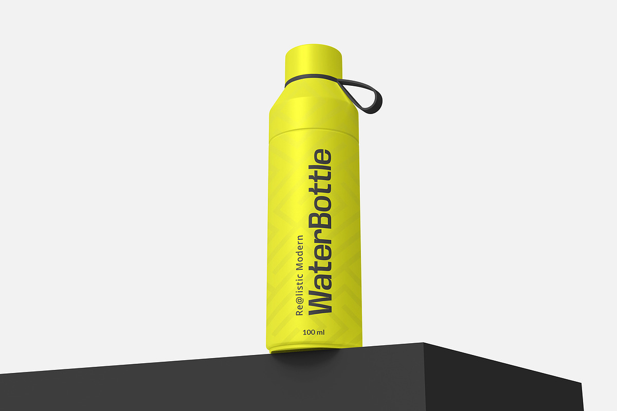 Realistic Water Bottle Mockup PSD, a Packaging Mockup by graphypix (Photo 1 of 4)