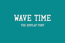 Wave Time - Serif Display Font