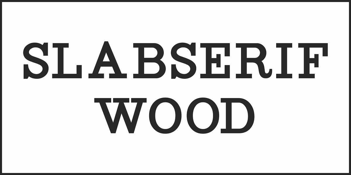 Slabserif Wood JNL, a Slab Serif Font by Jeff Levine Fonts (Photo 2 of 5)
