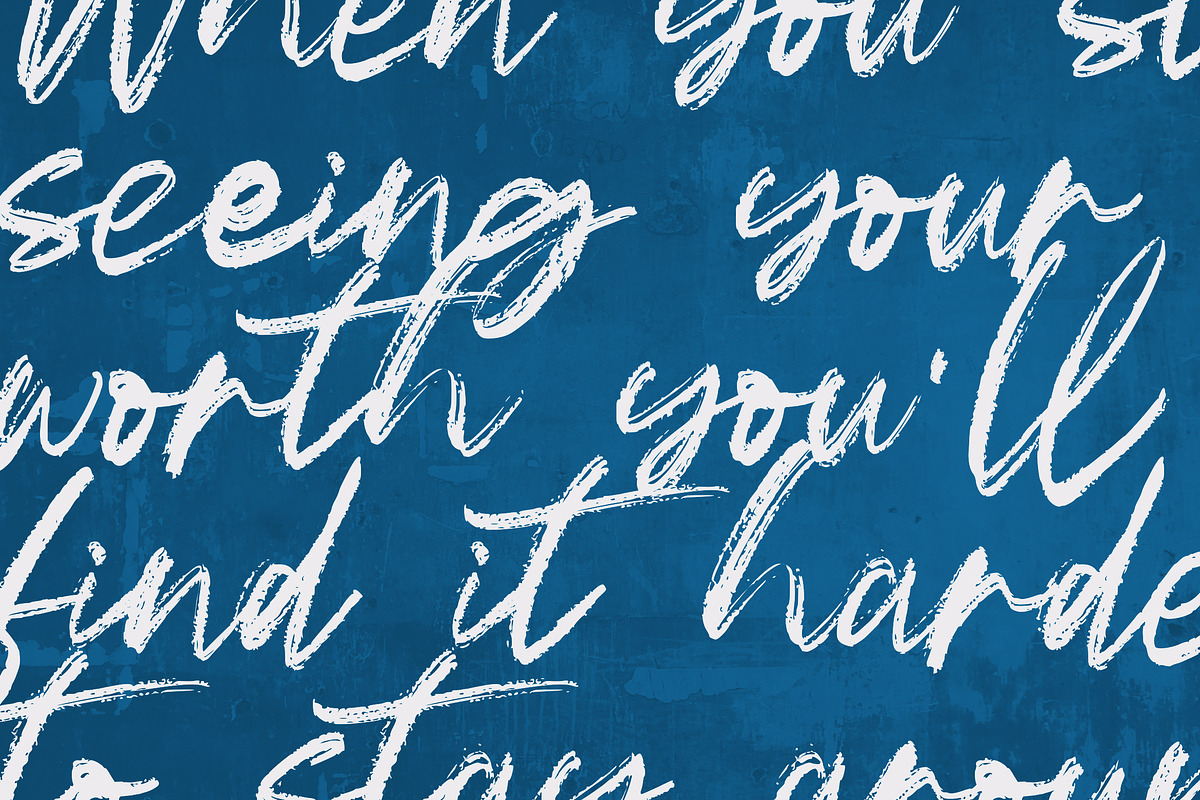 EggShell - Brush Font, a Script Font by Awanstudio (Photo 8 of 10)