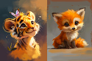 60 Fur Brush Set for Procreate, a Brush Add-On by Elenbushe (Thumbnail 2 of 4)