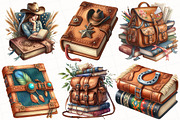 Western Cowgirl Book Clipart, an Illustration by OK Design (Thumbnail 5 of 5)