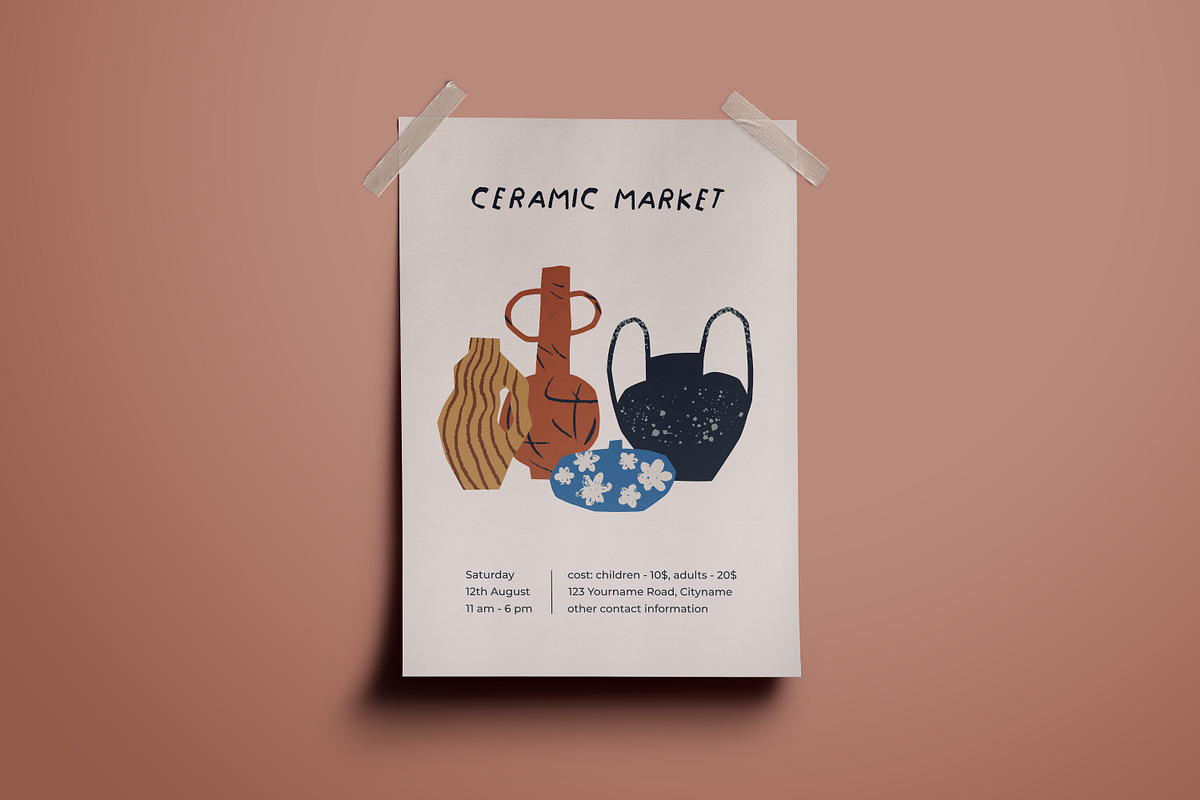 Modern pottery, ceramic vases set, a Decorative Illustration by Good Studio (Photo 18 of 20)