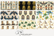 70 Ancient Egypt seamless pattern, a Pattern Graphic by Poppy Lane Studio (Thumbnail 2 of 10)