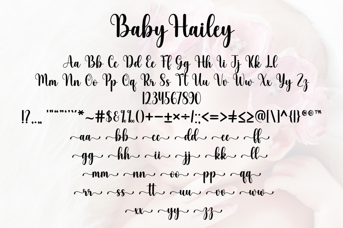 Baby Hailey, a Script Font by DN Creative (Photo 7 of 8)