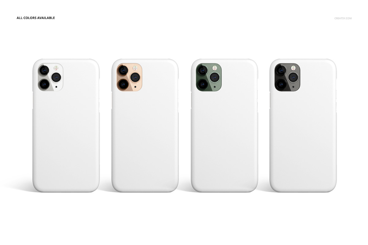iPhone 11 Pro Matte Snap Case Mockup, an iPhone Mockup by creatsy5 (Photo 3 of 23)