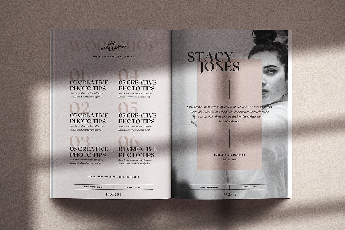 Sophie CANVA eBook/Magazine Creator, a Magazine Template by SilverStag Type Foundry (Photo 17 of 26)