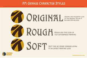 PM Grange Art Nouveau Typeface