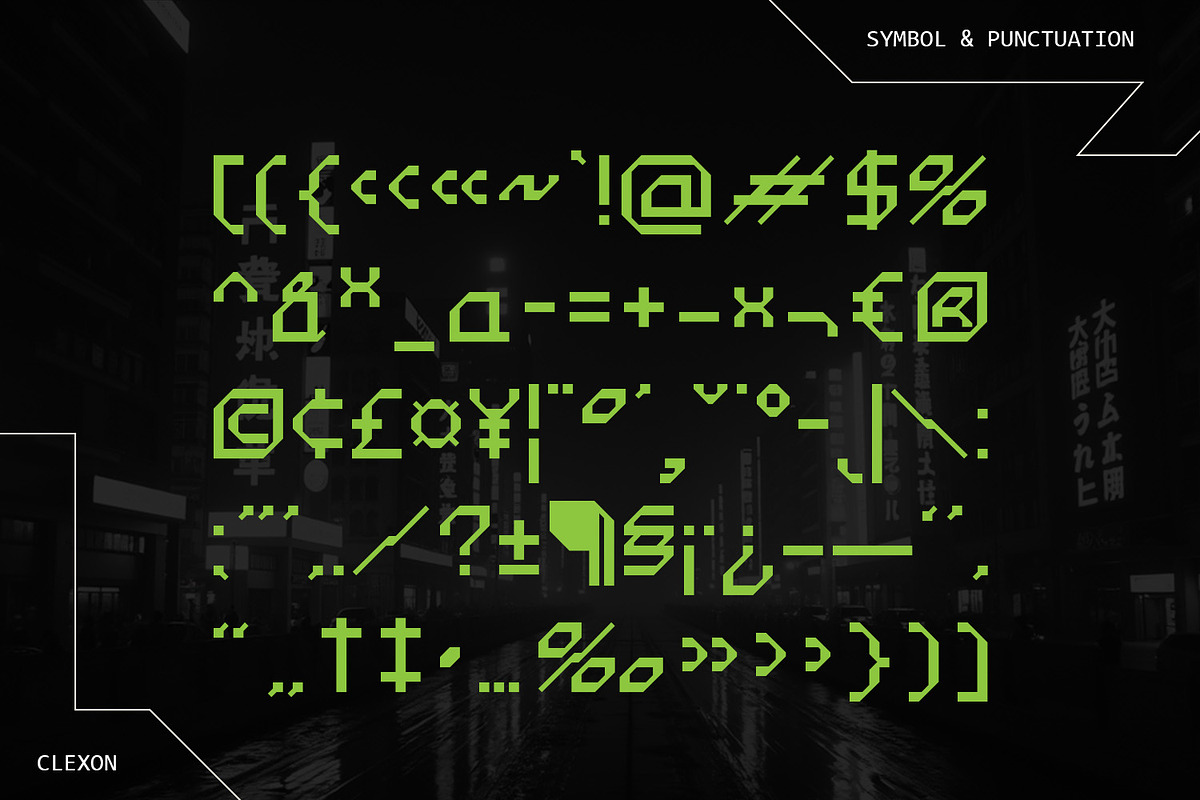 Clexon - Futuristic Geometric Font, a Sans Serif Font by CuratedType Studio (Photo 8 of 11)