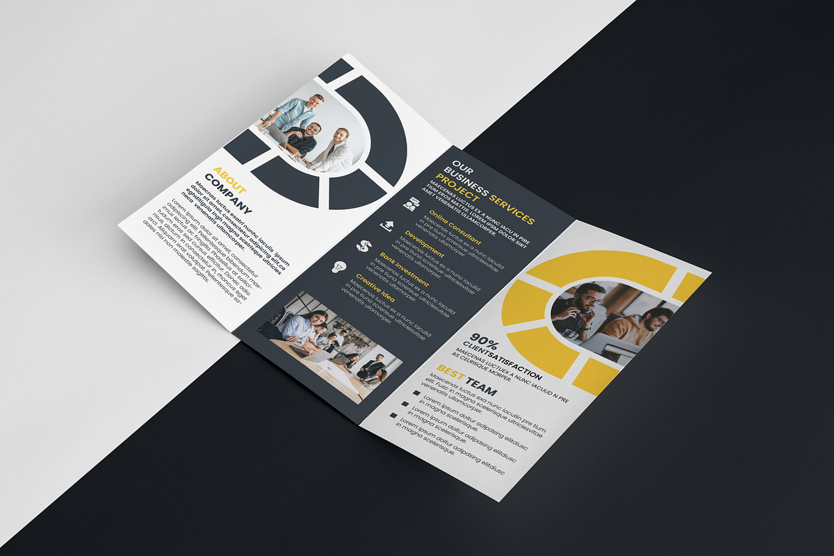 Corporate Trifold Brochure, a Flyer Template by Template Shop (Photo 2 of 4)