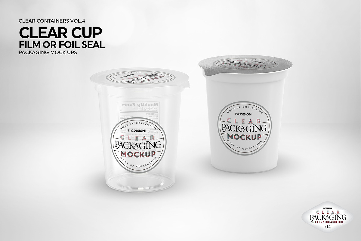 04 Clear Container Packaging Mockups, a Cups & Container Mockup by INCDesign (Photo 11 of 21)