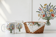 Wildflower Bouquet Botanical, a Person Illustration by Gfx_Store (Thumbnail 1 of 3)
