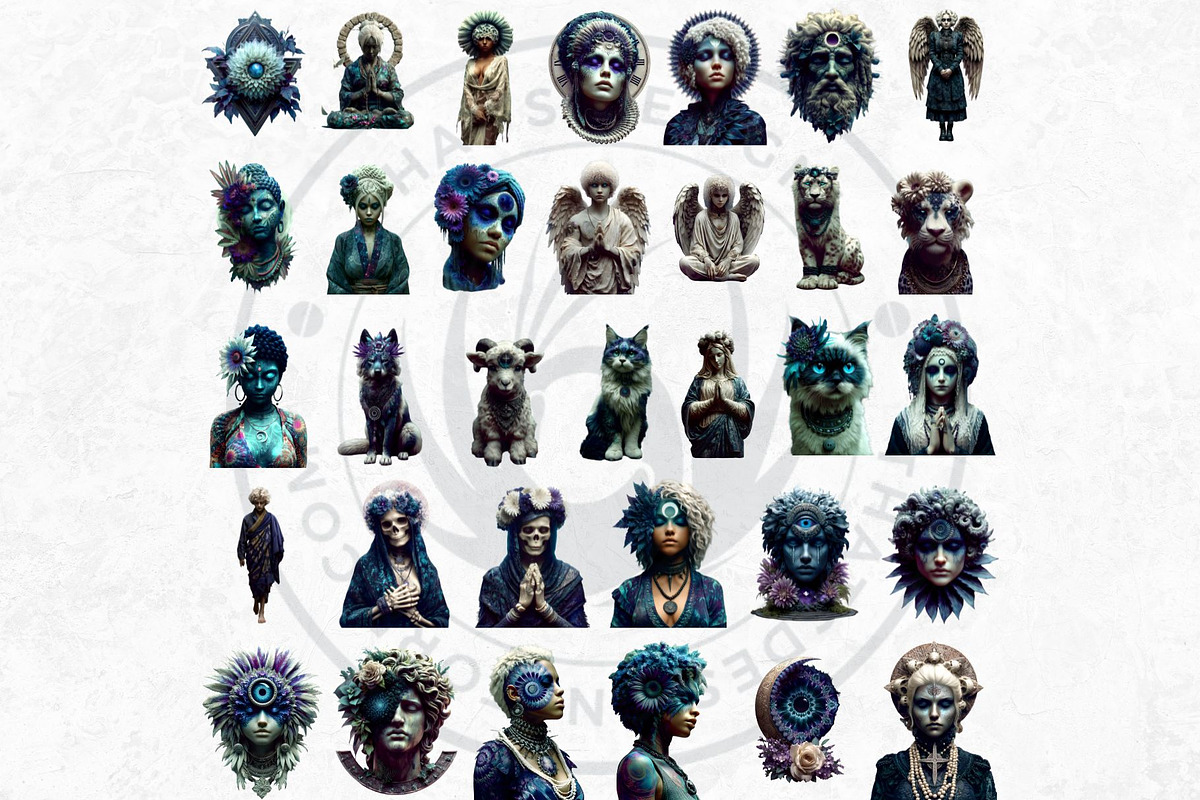 Echoes of the Unseen Surreal Clipart, a Person Illustration by ThatsDesignArt (Photo 10 of 11)