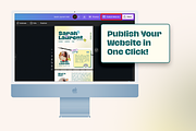 Retro UGC Portfolio Template Canva, a Landing Page Template by Sixtysix Labs (Thumbnail 5 of 7)