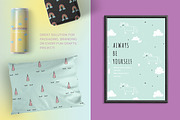 Unicorns & Rainbows Patterns, a Pattern Graphic by Youandigraphics (Thumbnail 5 of 11)