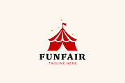 Funfair Logo Circus Tent and Festive, a Branding & Logo Template by Signatoro (Thumbnail 1 of 3)