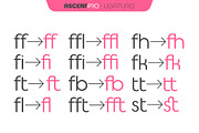 Ascent Pro (18 fonts), a Sans Serif Font by Fontop (Thumbnail 4 of 15)