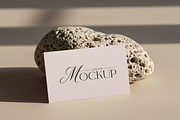 Beige Stone Business Card Mockup, a Product Mockup by aana_flavs (Thumbnail 1 of 2)
