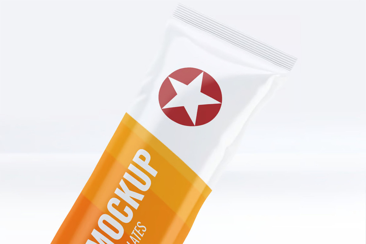 Stick Sachet Mock-Up, a Packaging Mockup by Se٧enStudio (Photo 8 of 8)