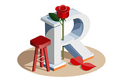 A-Z 3D Alphabet with Cute Character, a Graphic by Creative_View (Thumbnail 3 of 28)