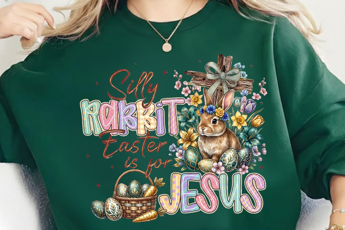 Silly Rabbit Easter Is For Jesus PNG, a Graphic by Vector Portal (Photo 3 of 6)